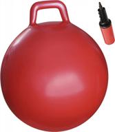 waliki red hopper ball for fun and therapy: jumping hippity hop for ages 16-101 (29"/75cm) logo