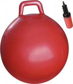 img 4 attached to WALIKI Red Hopper Ball For Fun And Therapy: Jumping Hippity Hop For Ages 16-101 (29"/75CM)