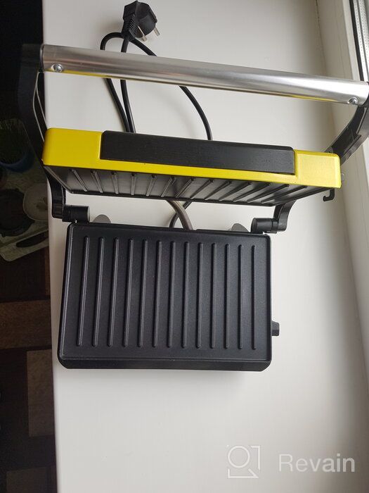 img 1 attached to Sandwich maker Kitfort KT-1609 Panini Maker, red review by Ada Adaszek ᠌