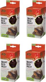 img 2 attached to 🔥 Zilla 4-Pack Incandescent Heat Bulbs, 75W, Night Red Heat, Ideal for Reptile Terrariums