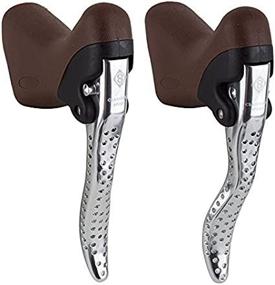 img 4 attached to 🔘 OR8 Classic Sport Brake Lever - Dual Colors (Silver/Black/Brown)