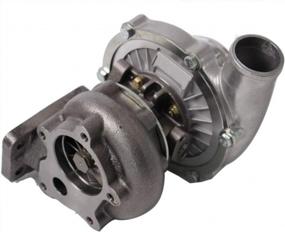 img 3 attached to Oil-Cooled T04E/T3/T4 Turbocharger With 5-Bolt Downpipe Flange, .63 A/R And .50 A/R For Boost Stage, Ideal For 400+HP