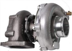 img 1 attached to Oil-Cooled T04E/T3/T4 Turbocharger With 5-Bolt Downpipe Flange, .63 A/R And .50 A/R For Boost Stage, Ideal For 400+HP