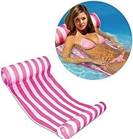 img 2 attached to Relax In Style: Xiangtat Outdoor PVC Float Lounger & Sleeping Bed For Swimming Pools
