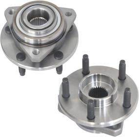 img 1 attached to 🔧 DRIVESTAR 513215 HA590071 Front Wheel Hub & Bearing Assembly for 2004-2007 Chevrolet Malibu & Pontiac G6 (Non-ABS & W/O ABS Models)