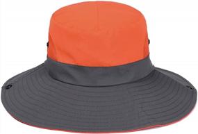 img 2 attached to Stay Cool And Protected With Women'S UV Sun Hats - Wide Brim Bucket Mesh Boonie Perfect For Beach And Fishing