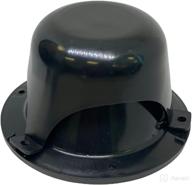 🔐 nu-set lock, rv032-33 black rv roof vent caps with vent covers for improved rv accessories & door hardware (black) логотип
