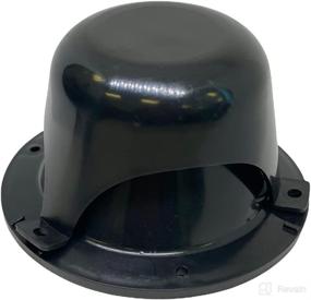 img 4 attached to 🔐 NU-SET Lock, RV032-33 Black RV Roof Vent Caps with Vent Covers for Improved RV Accessories & Door Hardware (Black)