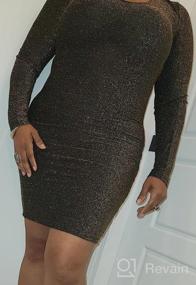 img 7 attached to Turn Heads In Shawhuwa'S Glittering Deep V-Neck Bodycon Party Dress