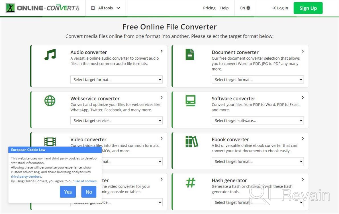 img 1 attached to Online-Convert.com for G Suite review by Andre Pendergrass
