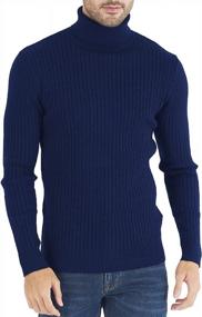 img 4 attached to Stay Stylish And Snug With Fanient'S Slim-Fit Thermal Turtleneck Sweater