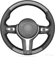 ji loncky black suede car custom fit oem steering wheel cover for bmw 228i 230i 320i 328i 330i 335i 340i 428i 430i 435i 440i 525i 535i 550i 640i 650i accessories interior accessories логотип