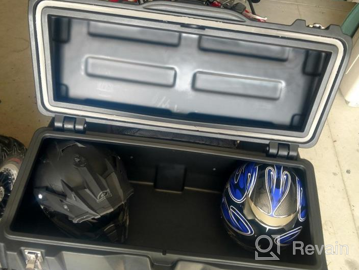 img 1 attached to Black Widow ATV-CB-8015 Rear Rack Locking ATV Cargo Box review by Jerome Brooks
