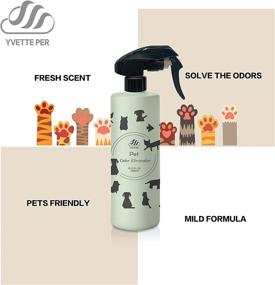 img 1 attached to 🐾 YVETTE PER Pet Odor Eliminator: Powerful Odor Removal Spray for Dogs and Cats – Natural Ingredients for a Fresh Home