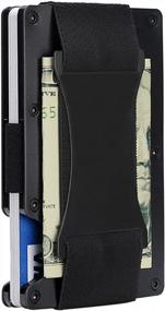 img 4 attached to RFID-Blocking Aluminum Money Clip Wallet: A Sleek And Slim Front Pocket Holder