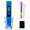 digital ph meter tester - tiaoyeer water quality tester with atc, 0.01ph high accuracy, 0.00-14.00 measurement range, 0.01 resolution for drinking water, aquarium, swimming pools, hydroponic logo