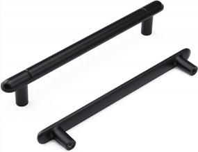img 4 attached to 10 Pack 5 Inch Black Cabinet Handles - Perfect For Kitchen, Bathroom And Drawer Pulls