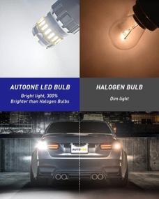 img 3 attached to AUTOONE 2057 2357 7528 BAY15D 6500K LED Bulb White, 300% Brighter Backup/Reverse Light Tail Brake Canbus Ready Plug And Play 2 Pack