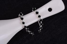 img 1 attached to 7-Star Sterling Silver Ear Jewelry With CZ- Perfect Gift For Women'S Birthday