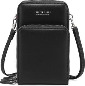 img 4 attached to Small Crossbody Phone Wallet Credit Women's Handbags & Wallets ~ Crossbody Bags