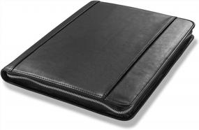 img 1 attached to Zippered Leather Tablet Portfolio Case And Padfolio Organizer For Microsoft Surface Pro 7/6/5/4