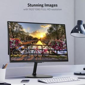 img 3 attached to 💻 Fiodio Adjustable Computer Monitor - 22 Inch, 1920X1080P, 75Hz, Tilt Adjustment, Flicker-Free, Blue Light Filter, Adaptive Sync, Model ‎22D2F, HD