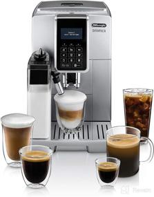 img 4 attached to De'Longhi ECAM35075SI Dinamica Silver: Fully Automatic Espresso Machine with LatteCrema