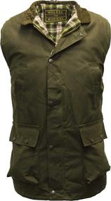 img 4 attached to Men'S Navy Wax Bodywarmer Waistcoat Gilet Countrywear By Walker And Hawkes