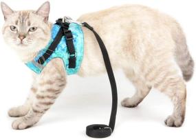 img 3 attached to SMALLLEE_LUCKY_STORE Universal Harness Tropical Adjustable Cats