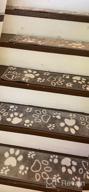 img 1 attached to 4-Pack SUSSEXHOME Carpet Stair Treads - Pet & Kid Friendly, Self Adhesive Safety To Prevent Slipping On Wooden Steps review by Cody Siger
