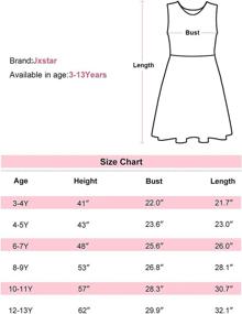 img 1 attached to 👗 Jxstar Dresses: High-Quality Elementary Girls' Clothing and Dresses