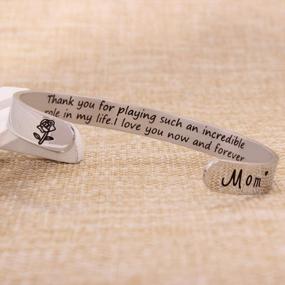 img 1 attached to Beautifully Inspiring Bracelets For Women And Teen Girls - Perfect Birthday And Friendship Gifts With Engraved Quotes And Messages