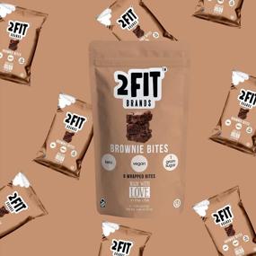 img 1 attached to 2FIT BRANDS Keto Brownie Bites - Low Carb, Low Sugar, Gluten-Free, And High In Protein - The Ultimate Healthy Snack For Chocolate Lovers
