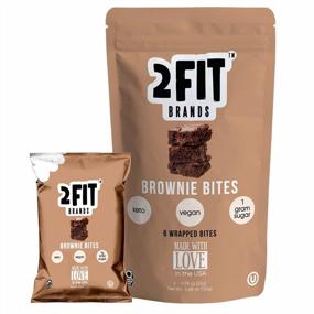img 4 attached to 2FIT BRANDS Keto Brownie Bites - Low Carb, Low Sugar, Gluten-Free, And High In Protein - The Ultimate Healthy Snack For Chocolate Lovers