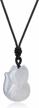 stylish stone fox pendant necklace for men and women - coai logo