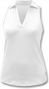 img 4 attached to Stay Cool And Stylish With Jofit'S Women'S Tech Cut Away Polo Shirt