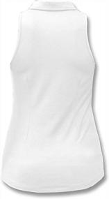 img 3 attached to Stay Cool And Stylish With Jofit'S Women'S Tech Cut Away Polo Shirt