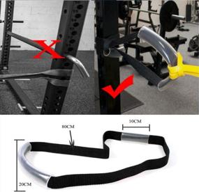img 4 attached to WODFitters Resistance Band Anchor Protector Strap - Extend The Life Of Your Bands With A Strong Attachment