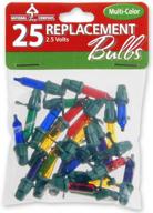 🌲 national tree rbg-25m: pack of 25 2.5v replacement bulbs for 50 light sets logo