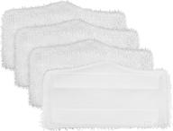 🧽 tidy monster 4 pack microfiber replacement washable cleaning pads: perfect fit for shark steam & spray mop s3101 s3202 s3250 s3251 sk410 sk435co sk460 sk140 sk141 logo