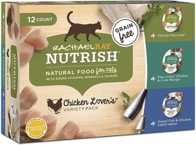 img 4 attached to Nutrish Wet Cat Food by Rachael Ray - Grain Free, 2.8 Ounce Cups