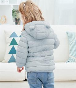 img 1 attached to 🧥 Warm & Stylish: BFUSTYLE Light Puffer Jacket with Hood for Baby Girls and Boys in Winter