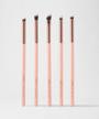 rose gold luxie mini detail brush set - perfect for precise makeup application logo