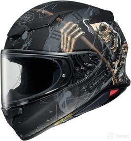 img 1 attached to 🏍️ Exploring Safety In Style: Shoei RF-1400 Faust Men's Street Motorcycle Helmet Unveiled