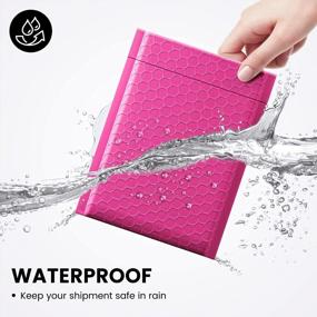 img 1 attached to 6X10 Inch Pink Bubble Mailers 50 Pack - Self-Seal Adhesive Padded Envelopes, Water Resistant Fuxury Shipping Envelopes For Packaging, Small Business, Bulk Mailing