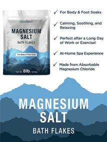 img 2 attached to 🧂 Horbäach Horbaach Magnesium Flakes Bag: Rejuvenate and Relax with Pure Magnesium Power!