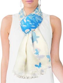 img 2 attached to Dahlia Merino Pashmina Scarf: Must-Have Women's Accessory at Scarves & Wraps