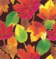 autumn leaves gift wrap sheet logo
