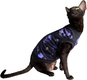 img 3 attached to Kotomoda Hairless Cotton Stretch T Shirt Cats at Apparel