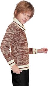 img 1 attached to Stylish Boyoo Knitted Long Sweater for Boys' Clothing at Sweaters